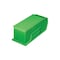 Global Industrial Hang & Stack Storage Bin, Plastic, Green, 4 in H 269688GN - alternate 2